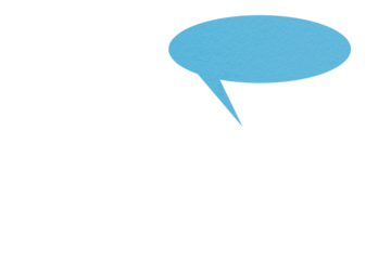Light blue paper cut into speech bubbles, chat symbol with speech bubbles, cartoon style speech bubbles PNG transparent