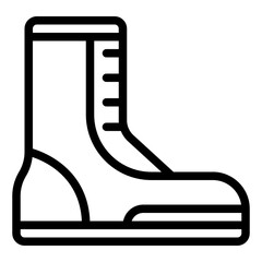 Icon of a Rugged Boot