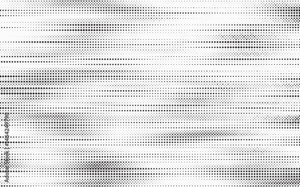 Aufkleber Abstract grunge halftone vector background. Liner effect square dot texture background. Vector illustrator.
