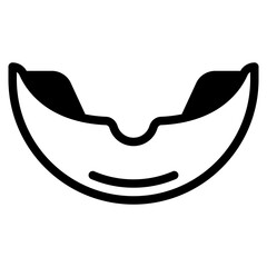 Minimalist Smile Icon