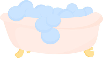 illustration bathtub
