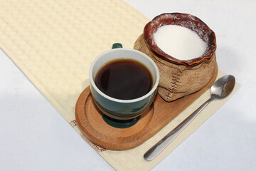 A cup of coffee in silence will plunge you into a world of fantasy and thoughts 