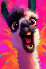 Lama verrückt