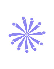 blue and white beads