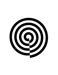 3d render of a spiral staircase vector illustration