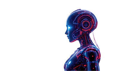 A humanoid robot AI agent brainstorming ideas symbolizing the agentic autonomy of work and the automation of jobs in the future.