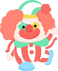 illustration clown