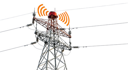 Isolated Transmission Tower