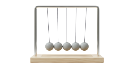 Isolated Newton's Cradle