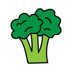 broccoli vector illustrator 