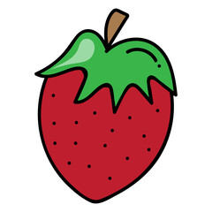strawberries vector illustrator 