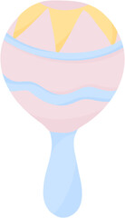 illustration baby toy