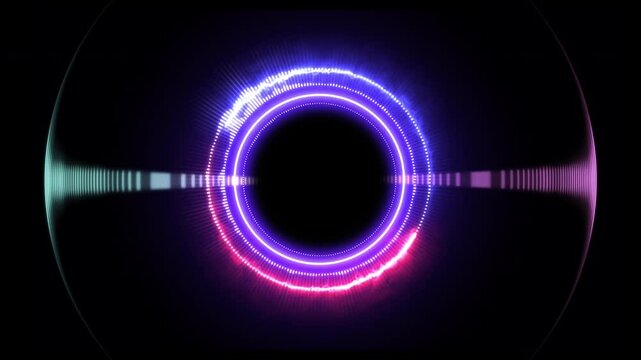 Music equalizer, for music party, vertical 4k footage
