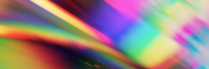 Vibrant 3D Light Refraction Illustration with Rainbow Colors © ADDICTIVE STOCK CORE