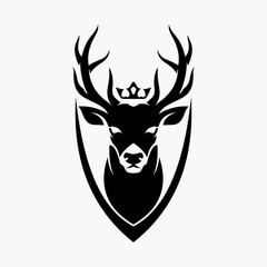 Deer logo vector template