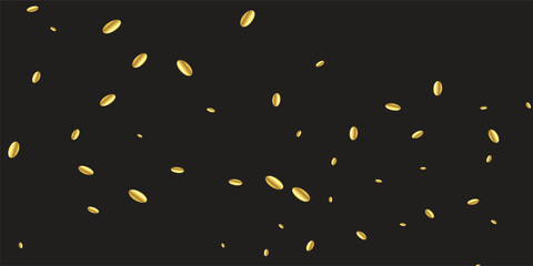 Festive explosion of confetti. Gold glitter background. Golden dots. Vector illustration polka dot.  Vector illustration of falling glitter confetti, golden dust.
