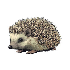 Obraz premium hedgehog, animal, vector, transparent background, mammal, isolated, wildlife, rodent, bristle, nature, prickly, spiny, cute, small