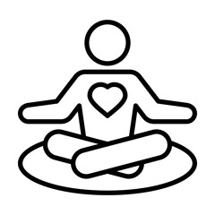 Meditations single icon