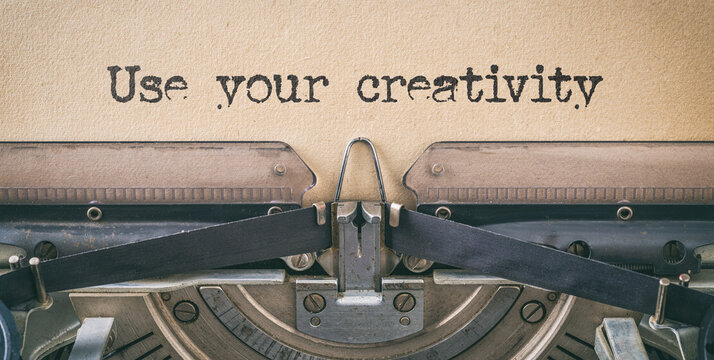 Naklejki  Vintage typewriter - Use your creativity