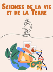 Matière scolaire Science de la vie et de la Terre SVT rentrée des classes molécules attraction