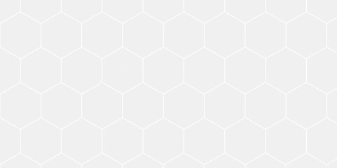 Honeycomb pattern with hexagon mesh. Texture bee comb grid. Flat vector illustration isolated on white background