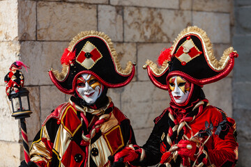 Couple of Jesters- Annecy Venetian Carnival 2013