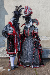 Disguised Couple - Annecy Venetian Carnival 2013