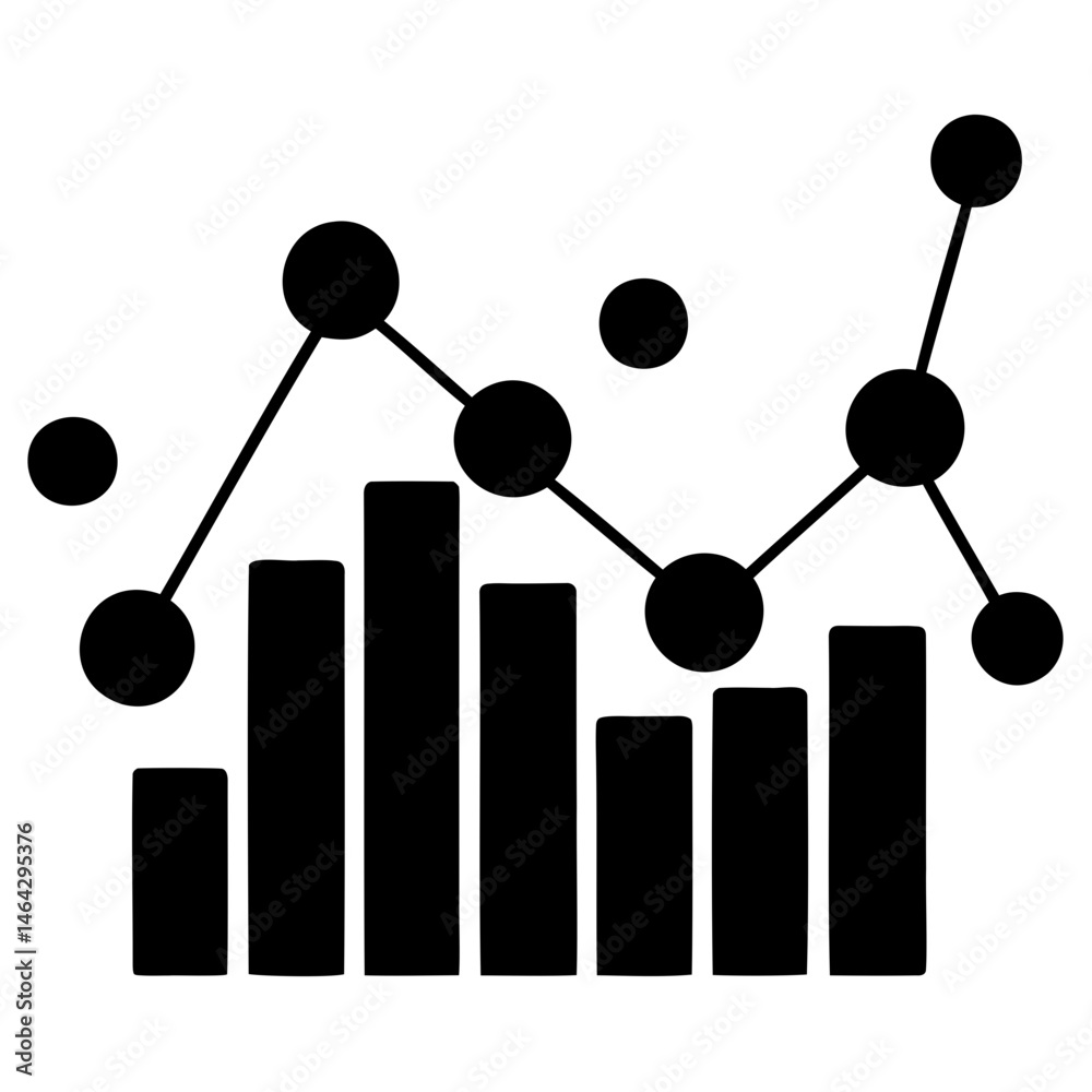 Poster data analysis graph chart diagram infographic presentation business information report statistics vi