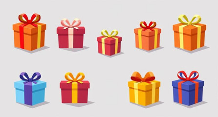 set of christmas gifts