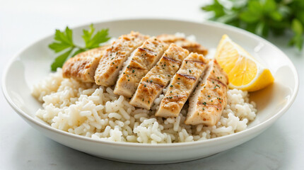 Grilled Chicken with Rice, A SIBO Diet-Friendly Meal Option