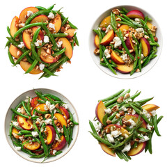 Nectarine Salad Goat Cheese Hazelnuts  