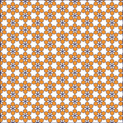 Abstract Organic seamless pattern