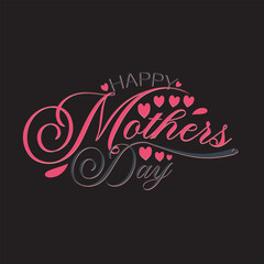 Mothers Day Greetings Wish invitation card Design Happy Mothers Day 