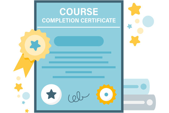 course completion certificate - Powered by Adobe