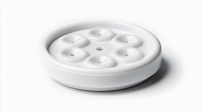 Slice injection molded button cell casing view illustrating sleek enclosure engineering excellence for electronics applications