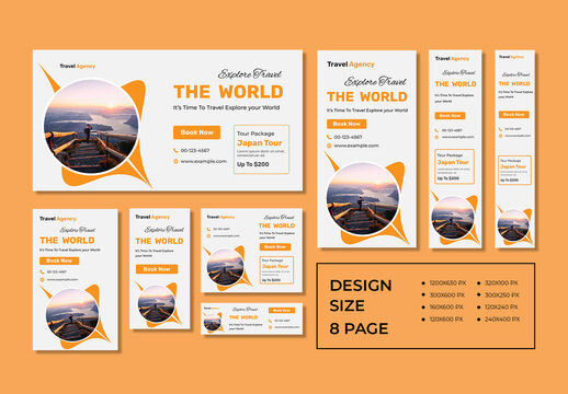 Travel Web Bannar Design
