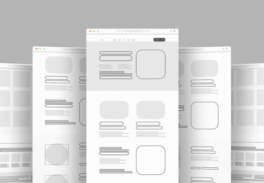 Wireframe Landing Page