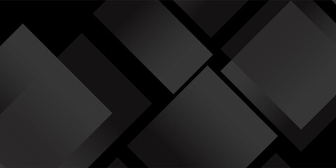 Premium Geometric Background. Black Gradient with Geometric Design