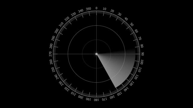 air traffic control tower equipped with radar.High-tech radar scanner for flight coordinates between countries and continents