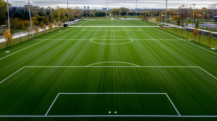All-new campus sports field leveled turf installation: Optimize athletic performance with precision turf preparation techniques