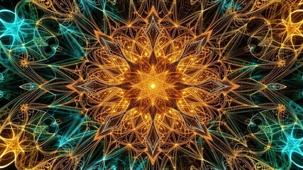 Obraz premium Abstract Digital Fractal Design for Backgrounds