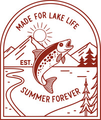 
Vintage summer holiday tropical graphic tee design
