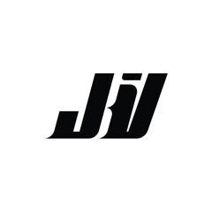 JV monogram logo design letter text name symbol monochrome logotype alphabet character simple logo