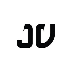 JV monogram logo design letter text name symbol monochrome logotype alphabet character simple logo