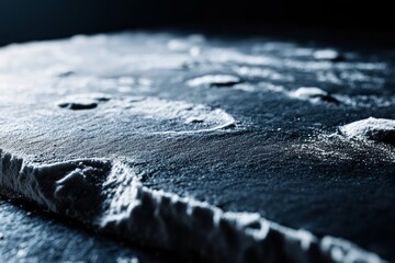 Textured Stone Surface Detail In Dark Gray