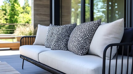 Revitalize your outdoor space by updating your furniture with stylish, weatherproof cushions that enhance comfort and durability.