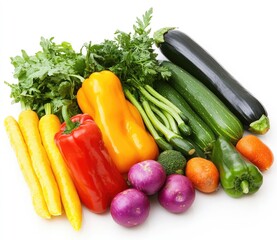 Colorful assortment of fresh vegetables (2)
