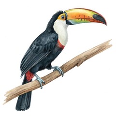 Obraz premium toucan on a white background