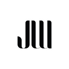 JW monogram logo design letter text name symbol monochrome logotype alphabet character simple logo