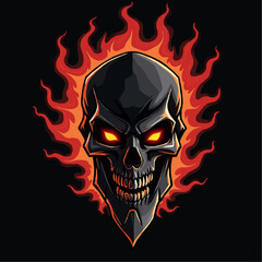 Skull Hero Mascot Logo &ndash; Esports, Gaming, and Fantasy Character Illustration